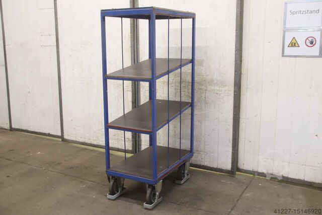 Etagenwagen Edelstahl 810/500/H1645 mm