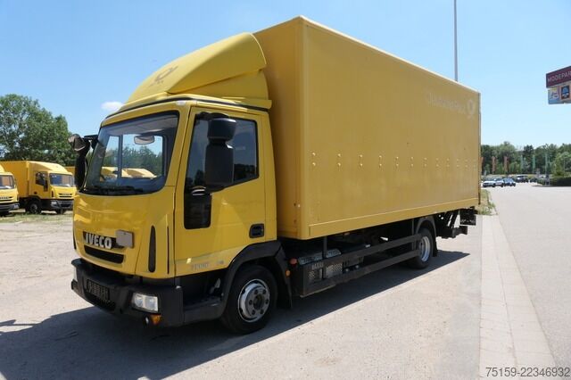 Box van iveco EuroCargo ML 75 E 16 P LBW LUFT AUTOMATIK COC