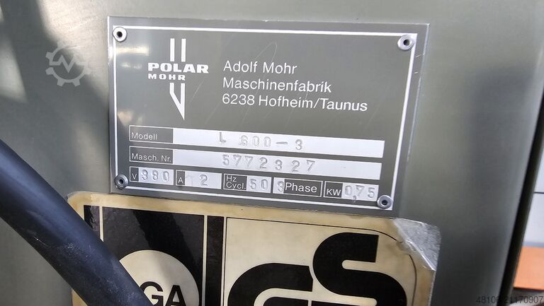 Papierlift Polar Mohr L 600-3