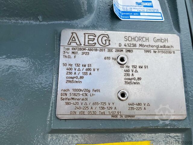 HALL Screw compressor Unit Amonia/R717 HALL HS2022/2.2