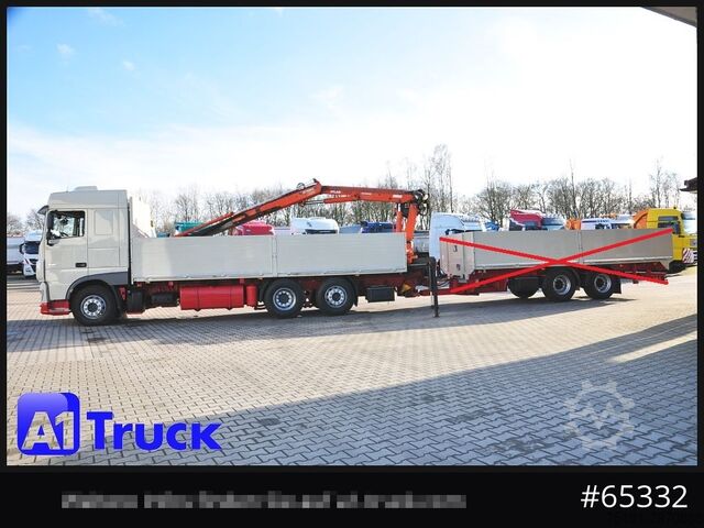 Truck mounted crane DAF XF 440, Baustoff, Terex 145.2