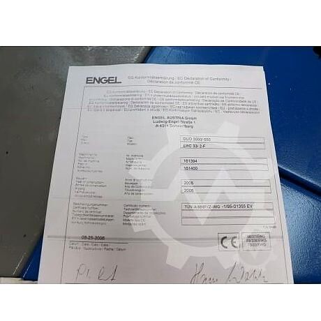 Injection molding machine ENGEL DUO 3550/650