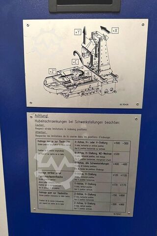 5-axis horizontal machining center HELLER MCH 280 C