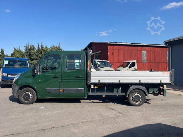 Transporter mit Kipper OPEL MOVANO DoKa 3 SEITENKIPPER AHK LANGVERSION