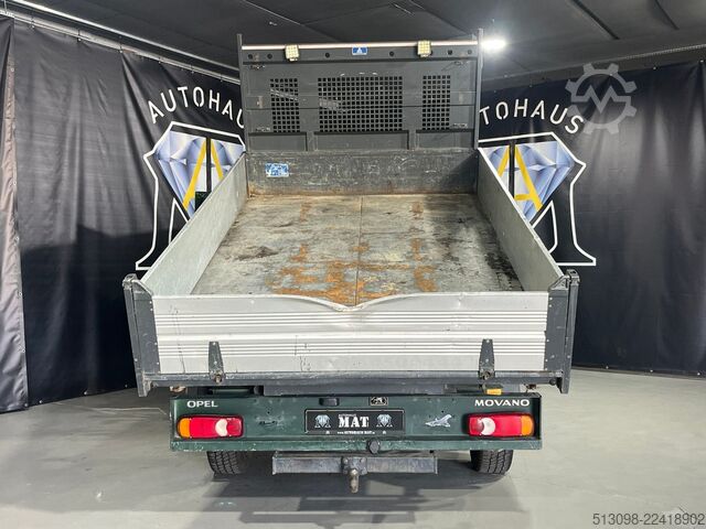 Transporter mit Kipper OPEL MOVANO DoKa 3 SEITENKIPPER AHK LANGVERSION
