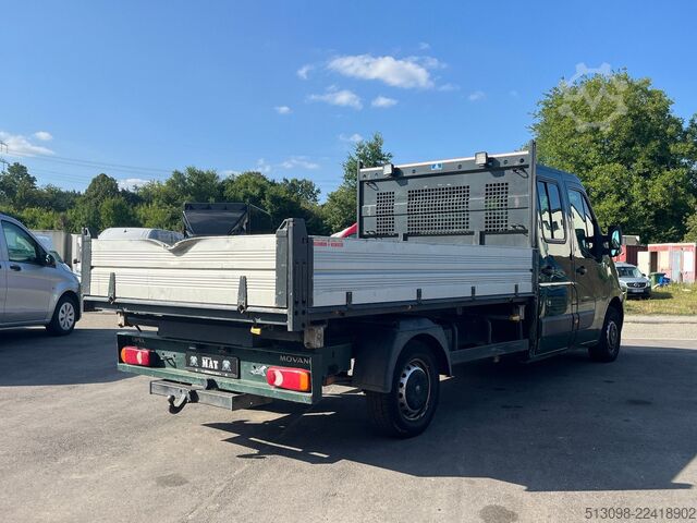 Transporter mit Kipper OPEL MOVANO DoKa 3 SEITENKIPPER AHK LANGVERSION