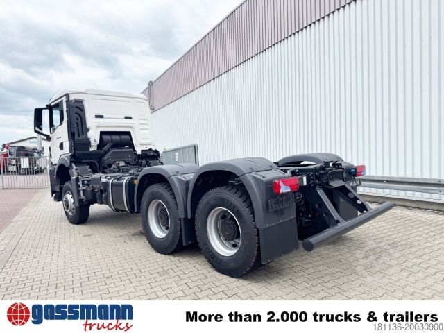 Abrollkipper MAN TGS 33.480 6x6 BB CH, Hohe Bauart, Nebenantrieb