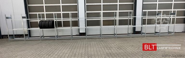 Modular shelf ca. 34,56 lfm. Reifenregale META für bis zu 360 Reifen! Neuware