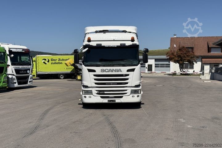 Standard tractor unit Scania G490 6x2 Hiab 165ZT Holzkrane / Swiss-Vehicle