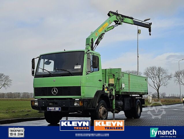 Loading platform MERCEDES-BENZ 1317 6 CYL. CRANE