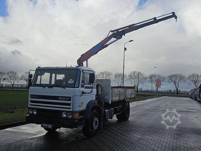 Kipper mit Kran DAF 2300 TURBO FRENCH TIPPER CRANE