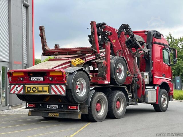 Holztransporter Mercedes-Benz Arocs 3358 6x4 BB mit EpsilonS290Z96 DOLL RATIO+