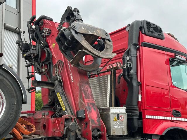 Holztransporter Mercedes-Benz Arocs 3358 6x4 BB mit EpsilonS290Z96 DOLL RATIO+