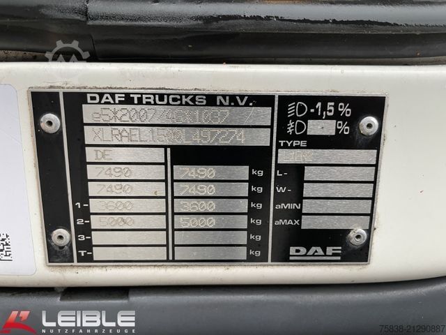 Transporter mit Koffer DAF LF 210 FA*DHollandia LBW*486Tkm*Turbo Schaden