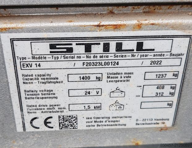 Palettenstapler Still EXV 14 LION 5.3m/ 2022y/ 2750mh