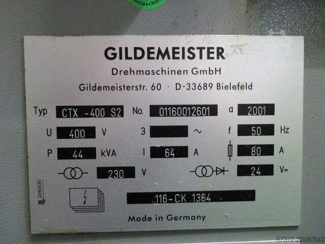 CNC Single-Spindle Lathe Gildemeister CTXA-400 S2
