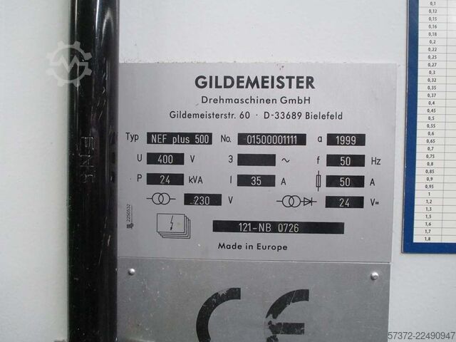 CNC Single-Spindle Lathe Gildemeister NEF plus 500