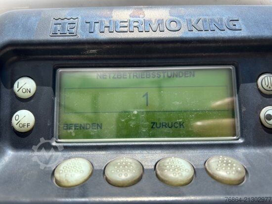 Tieflader-Sattelauflieger SCHMITZ SCB S3B SKO24, KüHLAUFLIEGER, TK SLXE 400,  LIFTACHSE, FLEISCHBAHNEN