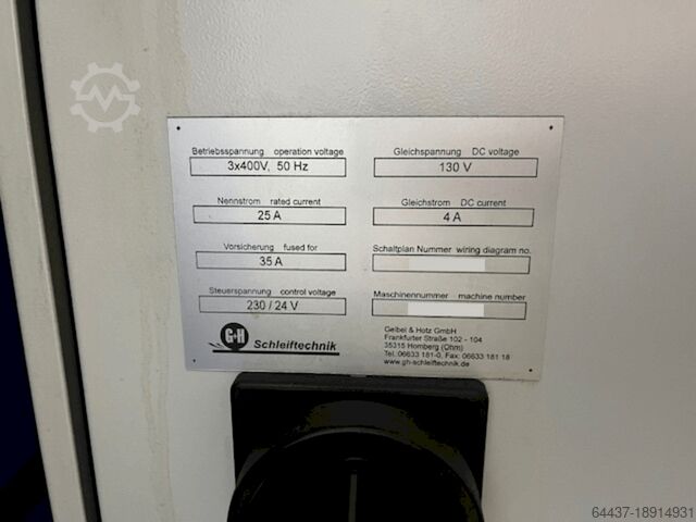 FLAT GRINDING MACHINE Geibel & Hotz FS 640 SD