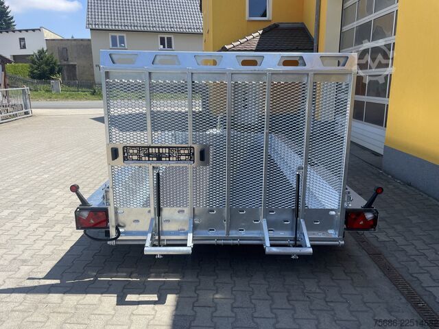 Car trailer Martz Baumaschinentransporter 4m x 1,5m 3,5T