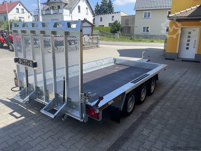 Car trailer Martz Baumaschinentransporter 4m x 1,5m 3,5T