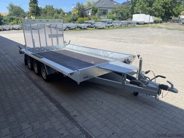 Car trailer Martz Baumaschinentransporter 4m x 1,5m 3,5T