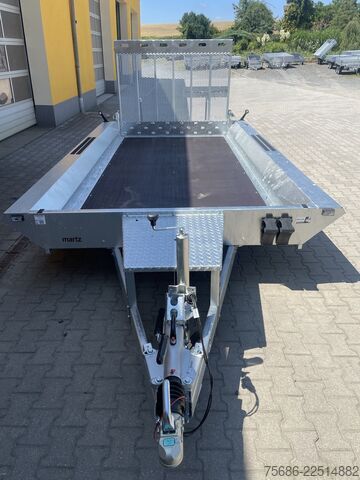 Car trailer Martz Baumaschinentransporter 4m x 1,5m 3,5T