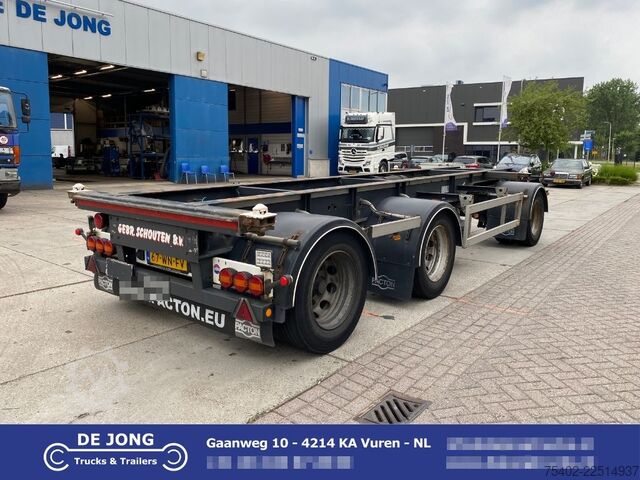 Containertransport Pacton AXC.330 AXC330 / 20 FT Container Chassis Aanhan...