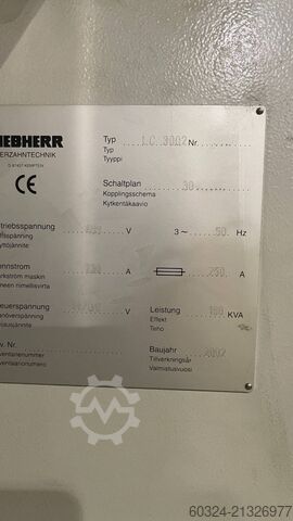 CNC gear hobbing machine LIEBHERR LC 3002