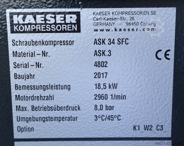 Schraubenkompressor ASK34SFC Kaeser ASK34SFC
