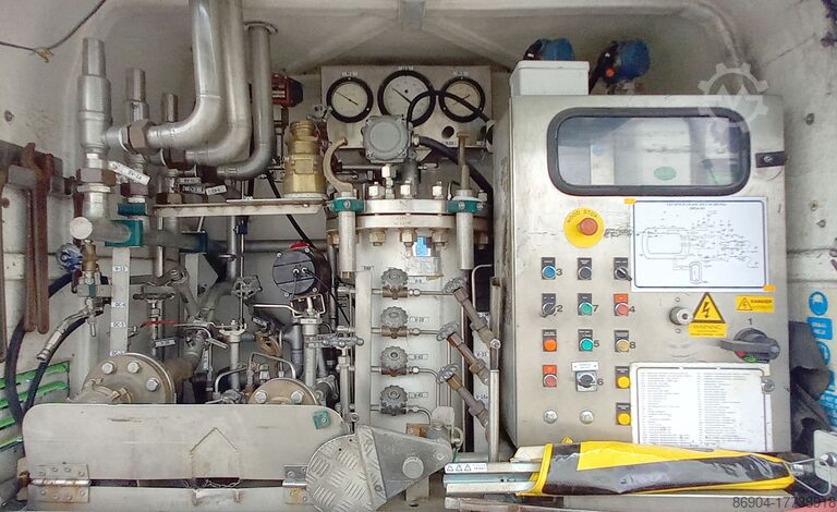 Tanker truck Scania transport argon Orca Scania 8,2 m3 tank gas argon cryogenic