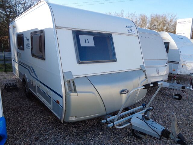 Wohnwagen WILK S3 450 HTD *Fahrradträger*Ultraheat*Backofen*