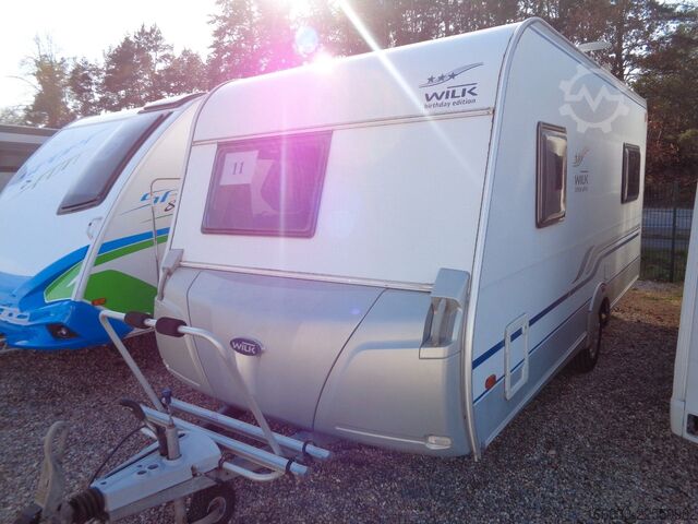 Wohnwagen WILK S3 450 HTD *Fahrradträger*Ultraheat*Backofen*
