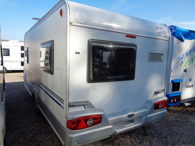 Wohnwagen WILK S3 450 HTD *Fahrradträger*Ultraheat*Backofen*