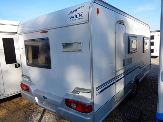 Wohnwagen WILK S3 450 HTD *Fahrradträger*Ultraheat*Backofen*