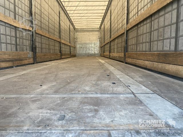 Open semitrailer with tarp Schmitz Cargobull Semitrailer Curtainsider Coil