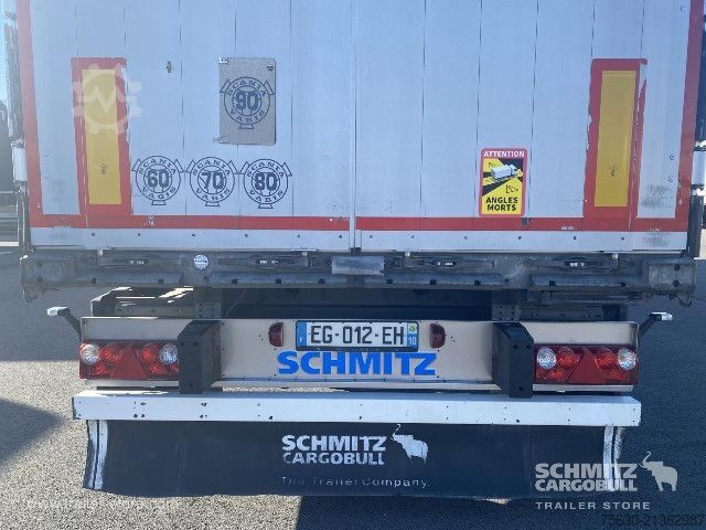 Open semitrailer with tarp Schmitz Cargobull Semitrailer Curtainsider Coil