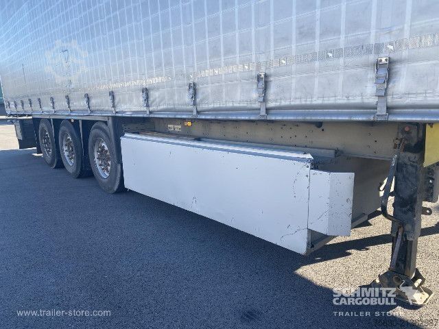 Open semitrailer with tarp Schmitz Cargobull Semitrailer Curtainsider Coil