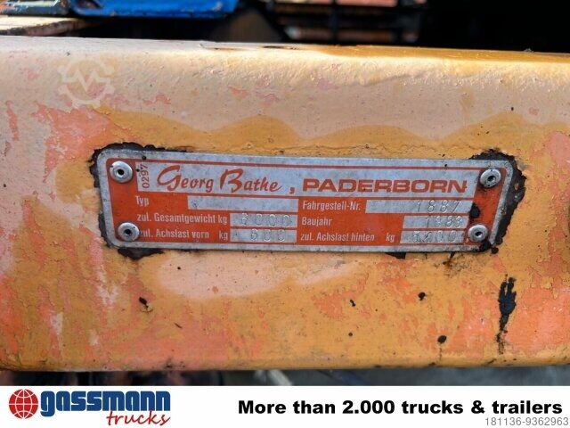 Tankanhänger Bathe Asphaltkocher, 4x VORHANDEN!