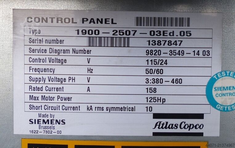 Screw compressor GA55VSD Atlas Copco GA55VSD