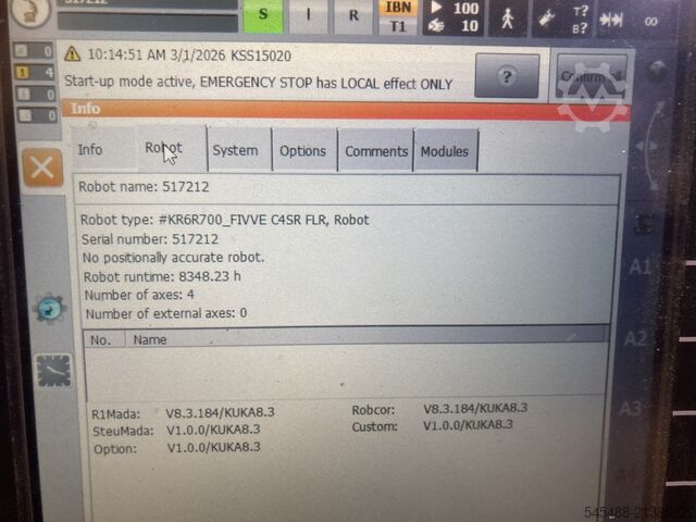 Industrial robot KUKA KR 6 R700 fivve