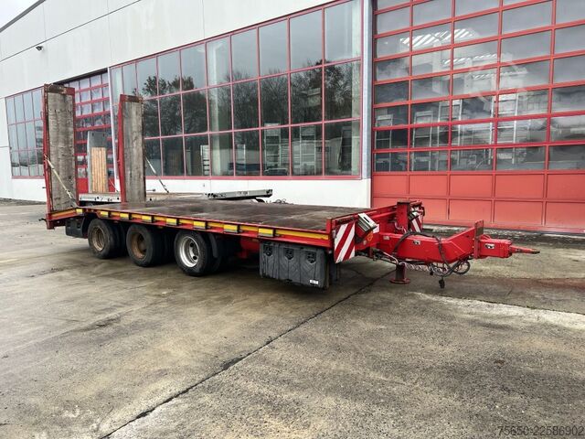 Low loader trailer  3 Achs  Tridemtieflader- Anhänger