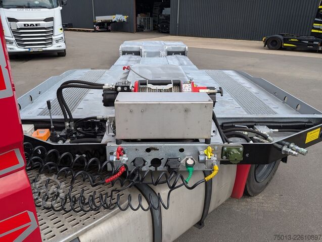 Tieflader-Sattelauflieger  2-Achs TRUCK Transporter, MIETEN?