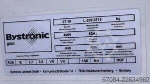 Insulating glass making machine Bystronic BA SL 2,3 2,5