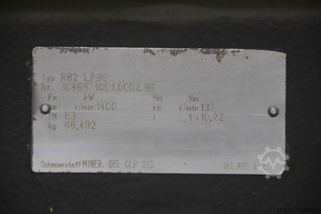 Three-phase synchronous motor 11 kW Baumüller SEW DSOG 100-K