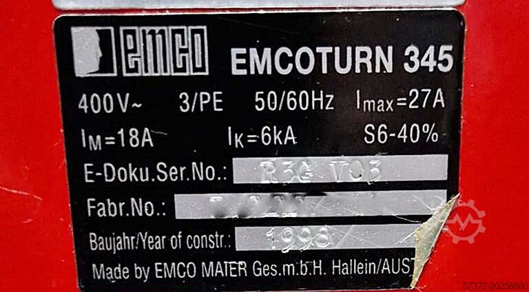 CNC Drehmaschine Emco Turn 345