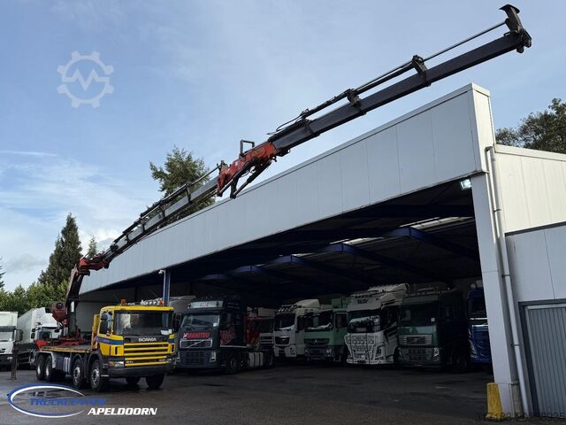 Kranwagen Scania P124-400 Palfinger PK 66000 + Jib, 8x4 Naafredu...