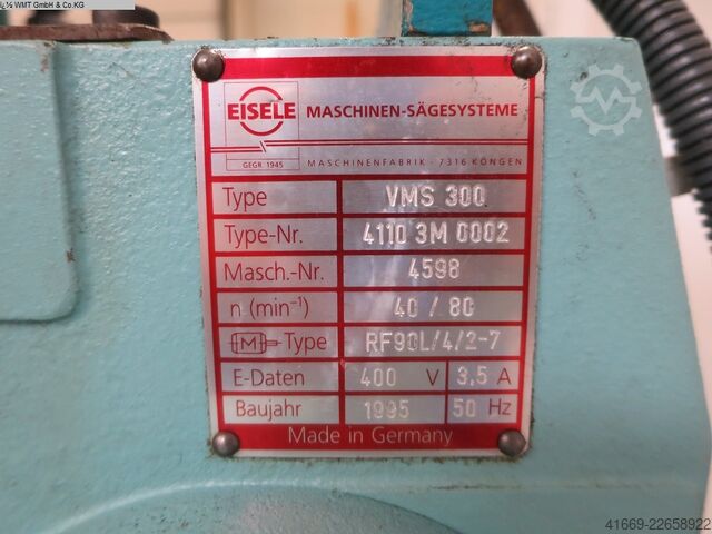 Kaltkreissäge EISELE VMS 300