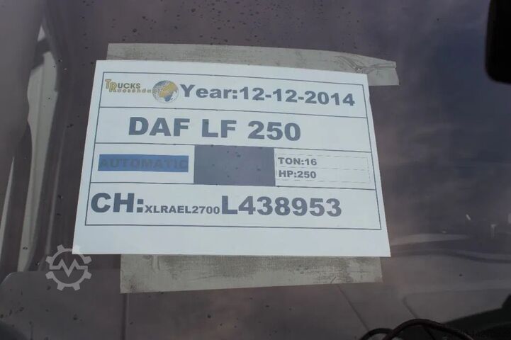 Refrigerated/frozen transport DAF LF 250 + CARRIER XARIOS 500 + 16T EURO 6 + PERF...