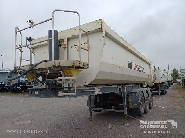 Tipper semitrailer Langendorf Kipper Stahlrundmulde 24m³